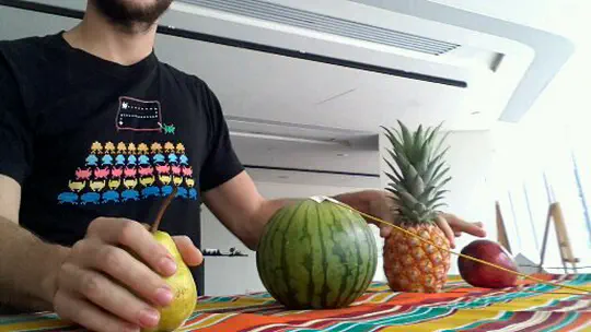 Musical fruitstand